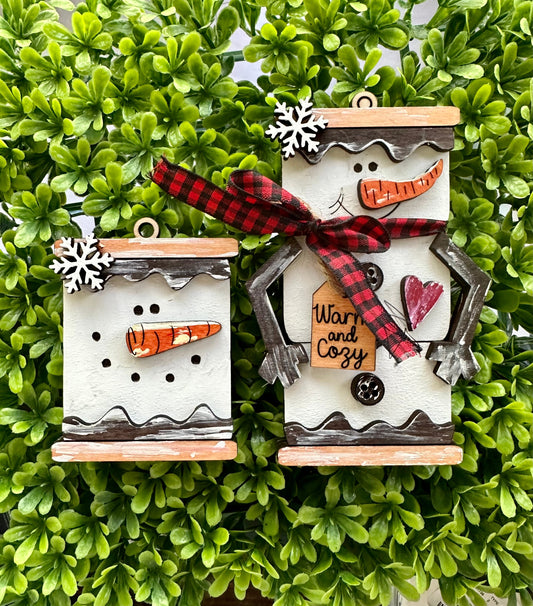 Ready to Ship - Smaller Marshmallow Snowman